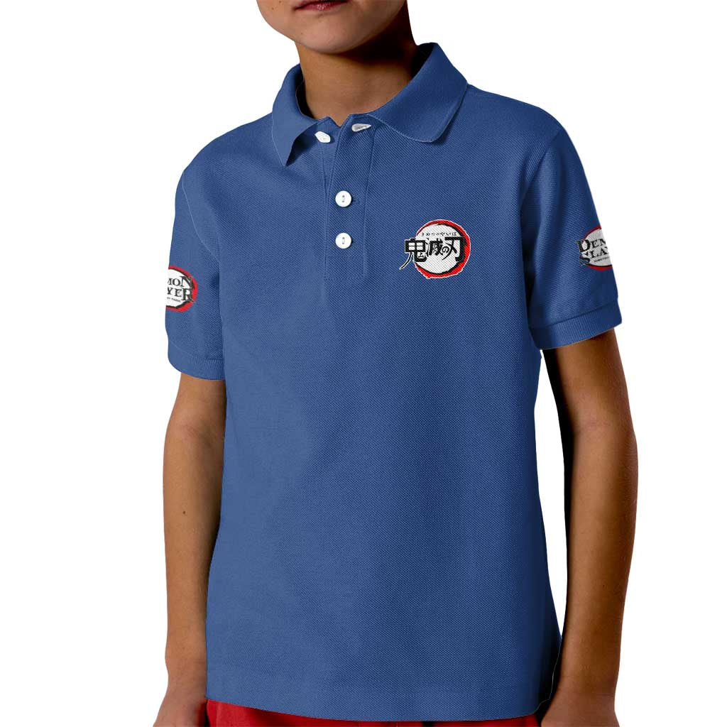 Sakonji Urokodaki V2 Demon Slayer Kid Polo Shirt Japan Anime Style - The Mazicc