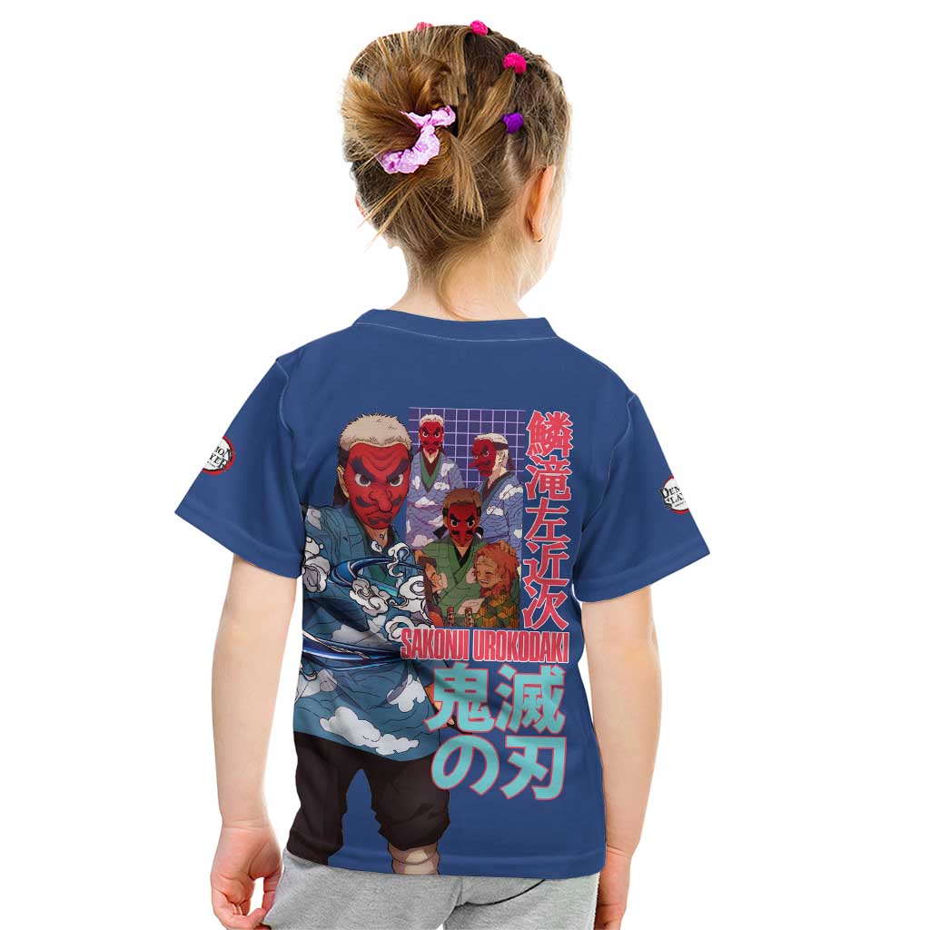 Sakonji Urokodaki V2 Demon Slayer Kid T Shirt Japan Anime Style - The Mazicc
