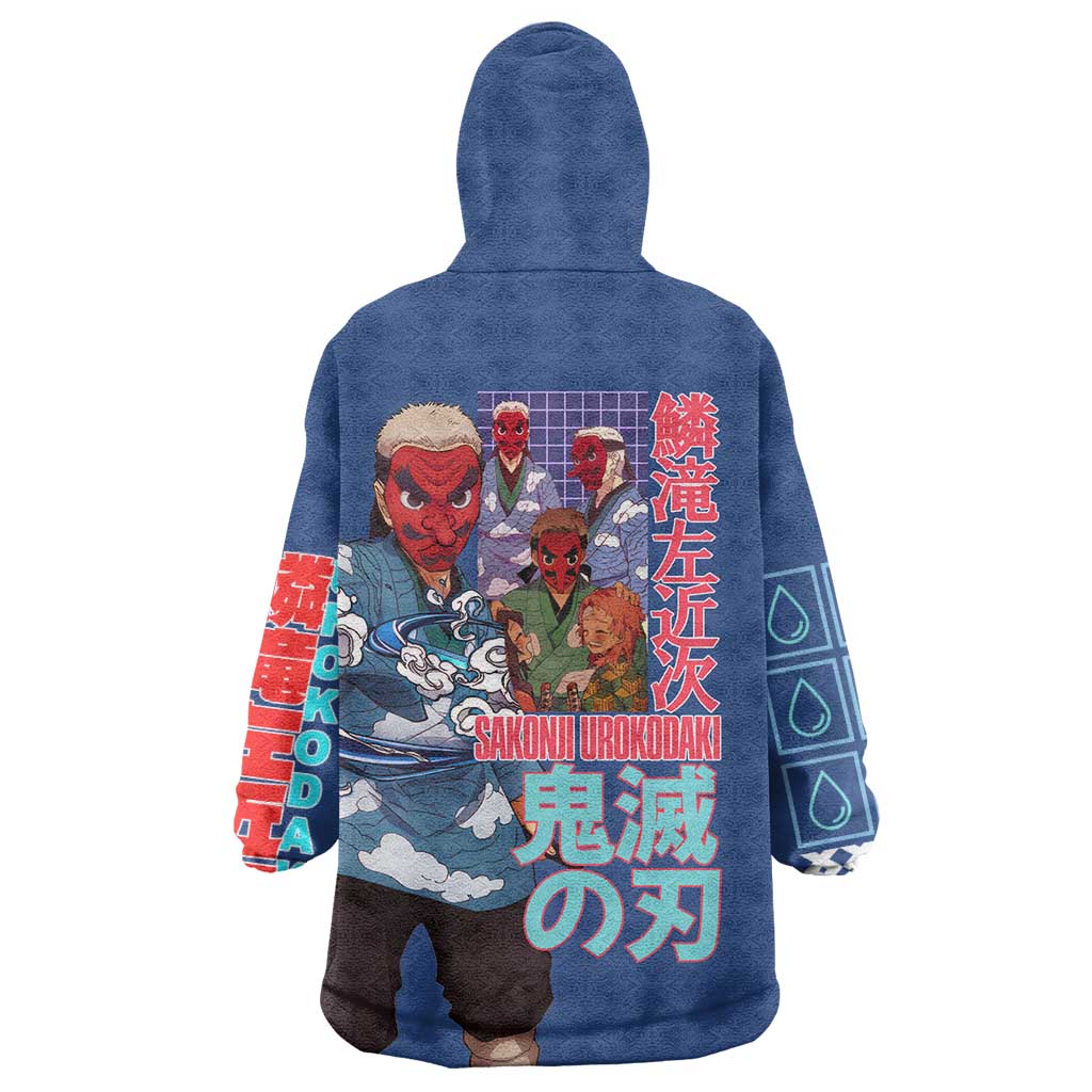 Sakonji Urokodaki V2 Demon Slayer Wearable Blanket Hoodie Japan Anime Style - The Mazicc