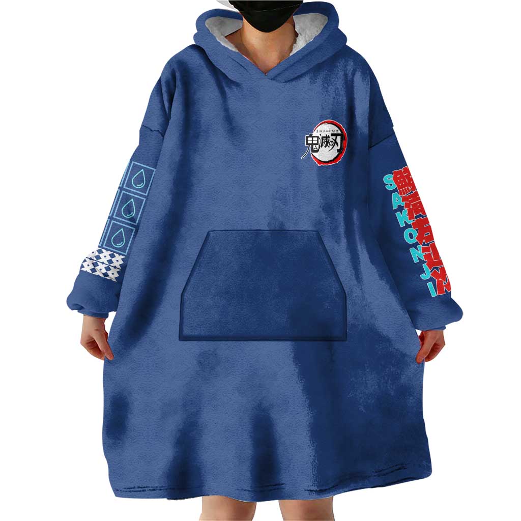 Sakonji Urokodaki V2 Demon Slayer Wearable Blanket Hoodie Japan Anime Style - The Mazicc