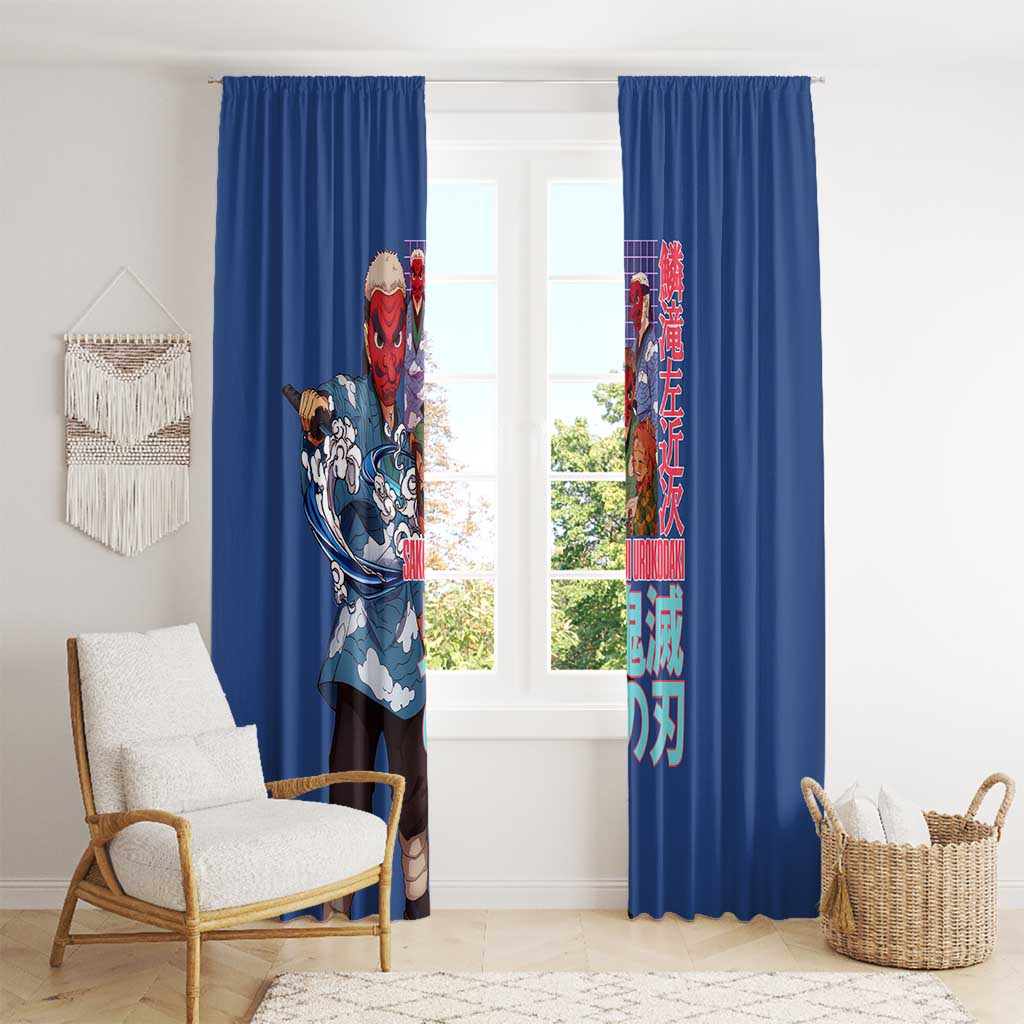 Sakonji Urokodaki V2 Demon Slayer Window Curtain Japan Anime Style - The Mazicc