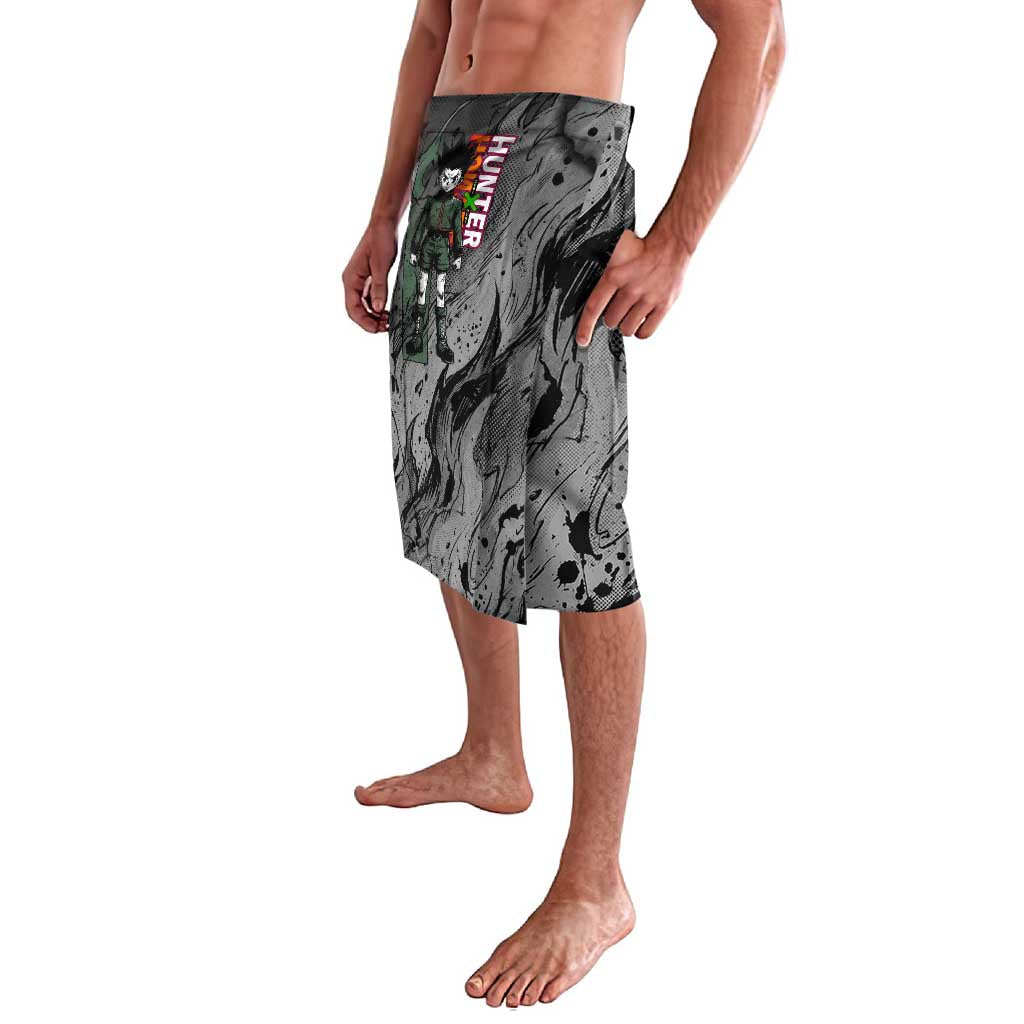 Gon Freecss Hunter x Hunter Dark Grunge Design Lavalava with Transformation Artwork and Anime Graphic Elements - The Mazicc