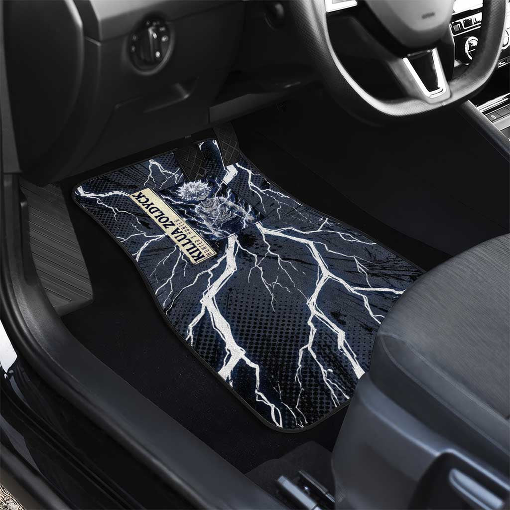 Killua Zoldyck Hunter x Hunter Lightning Aura Design Car Mats with Transformation Artwork and Anime Style Graphics - The Mazicc