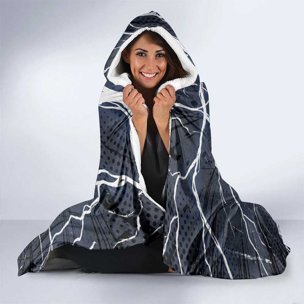 Killua Zoldyck Hunter x Hunter Lightning Aura Design Hooded Blanket with Transformation Artwork and Anime Style Graphics - The Mazicc