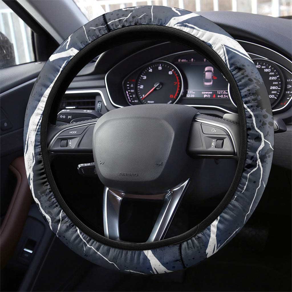 Killua Zoldyck Hunter x Hunter Lightning Aura Design Steering Wheel Cover with Transformation Artwork and Anime Style Graphics - The Mazicc