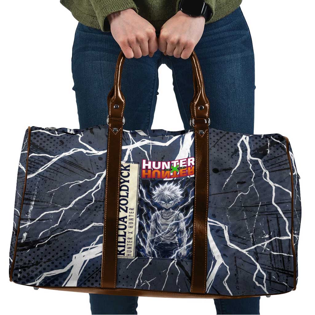 Killua Zoldyck Hunter x Hunter Lightning Aura Design Travel Bag with Transformation Artwork and Anime Style Graphics - The Mazicc