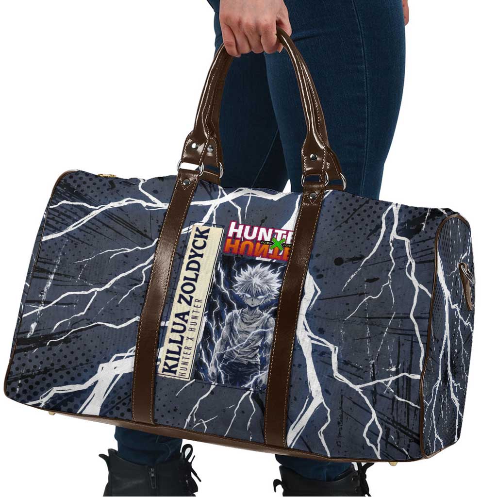 Killua Zoldyck Hunter x Hunter Lightning Aura Design Travel Bag with Transformation Artwork and Anime Style Graphics - The Mazicc