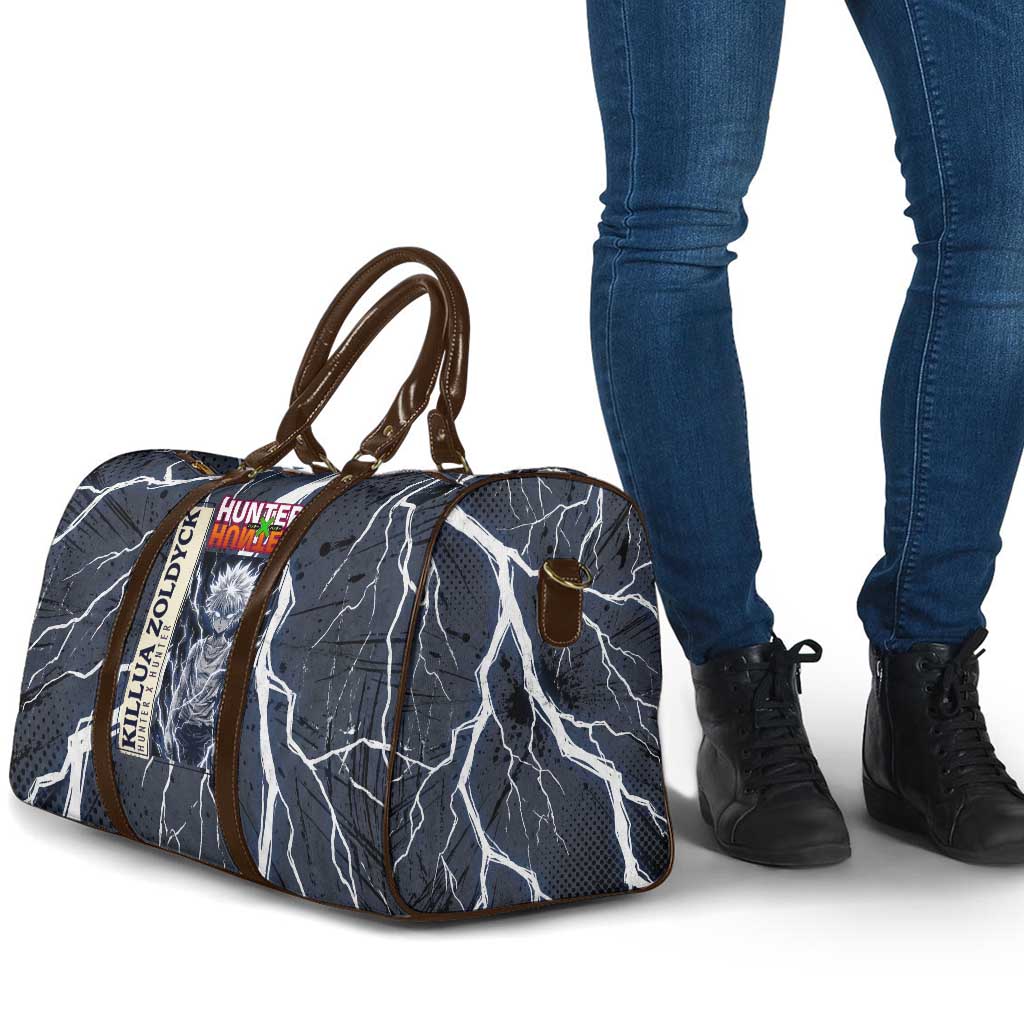 Killua Zoldyck Hunter x Hunter Lightning Aura Design Travel Bag with Transformation Artwork and Anime Style Graphics - The Mazicc