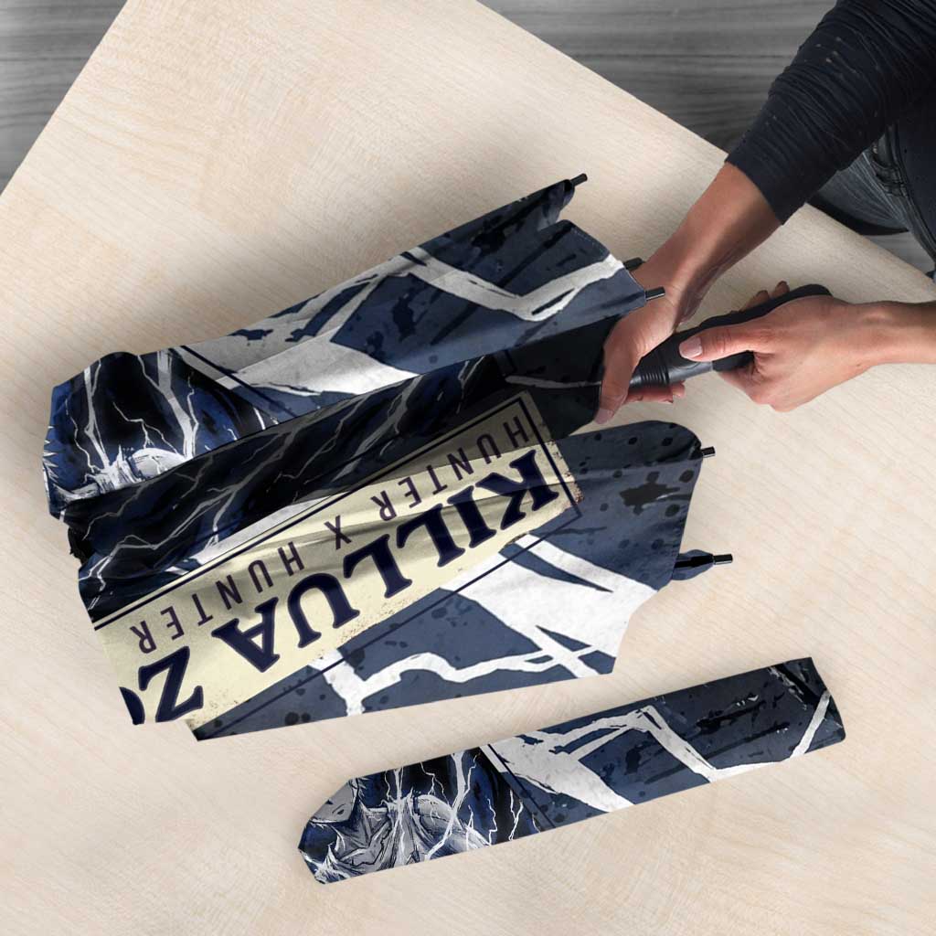Killua Zoldyck Hunter x Hunter Lightning Aura Design Umbrella with Transformation Artwork and Anime Style Graphics - The Mazicc