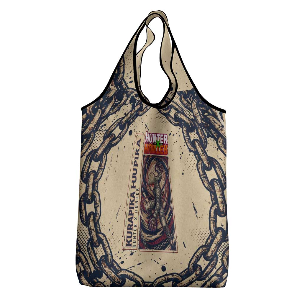 Kurapika Hunter x Hunter Chain Theme Grocery Bag with Scarlet Eyes and Vintage Anime Artwork Design - The Mazicc