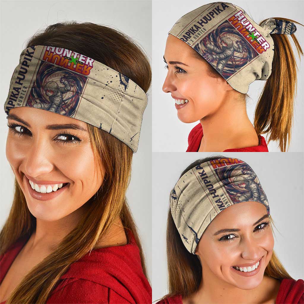 Kurapika Hunter x Hunter Chain Theme Neck Gaiter with Scarlet Eyes and Vintage Anime Artwork Design - The Mazicc