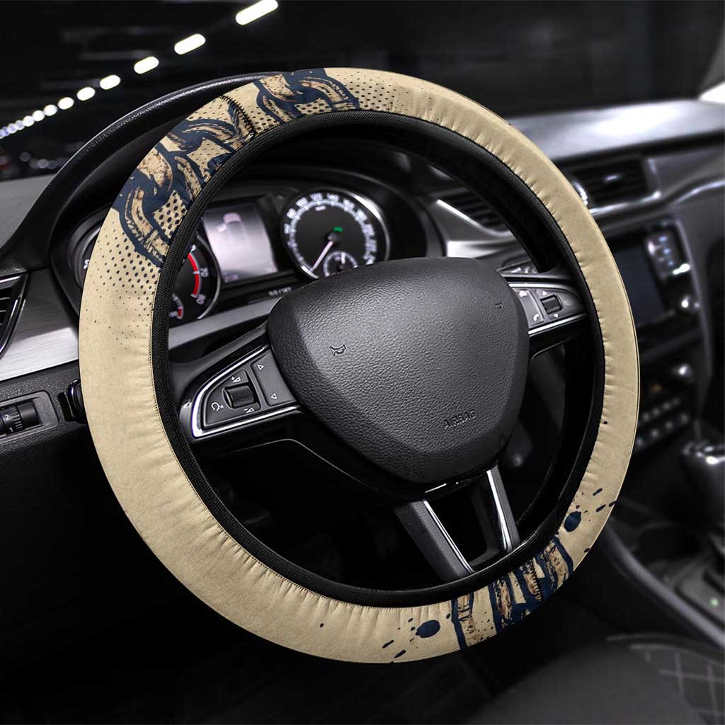 Kurapika Hunter x Hunter Chain Theme Steering Wheel Cover with Scarlet Eyes and Vintage Anime Artwork Design - The Mazicc