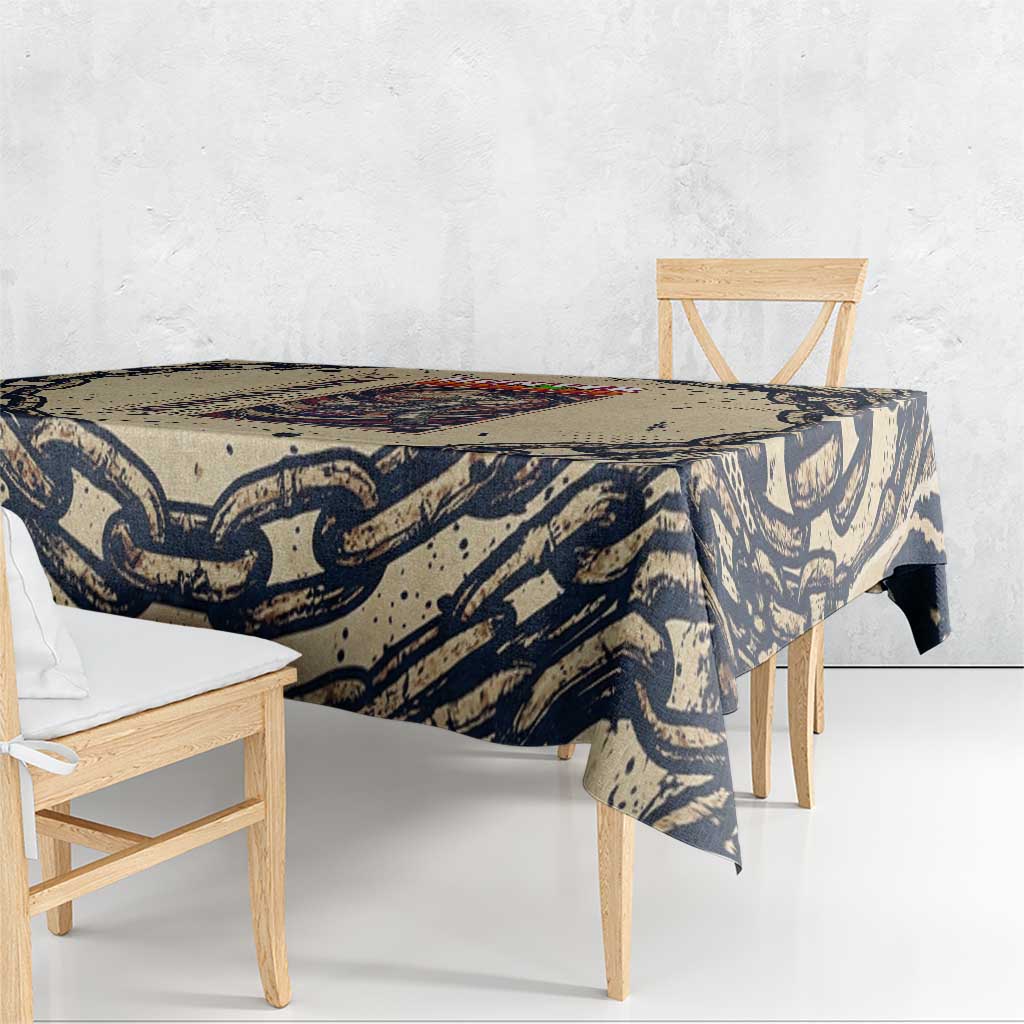 Kurapika Hunter x Hunter Chain Theme Tablecloth with Scarlet Eyes and Vintage Anime Artwork Design - The Mazicc