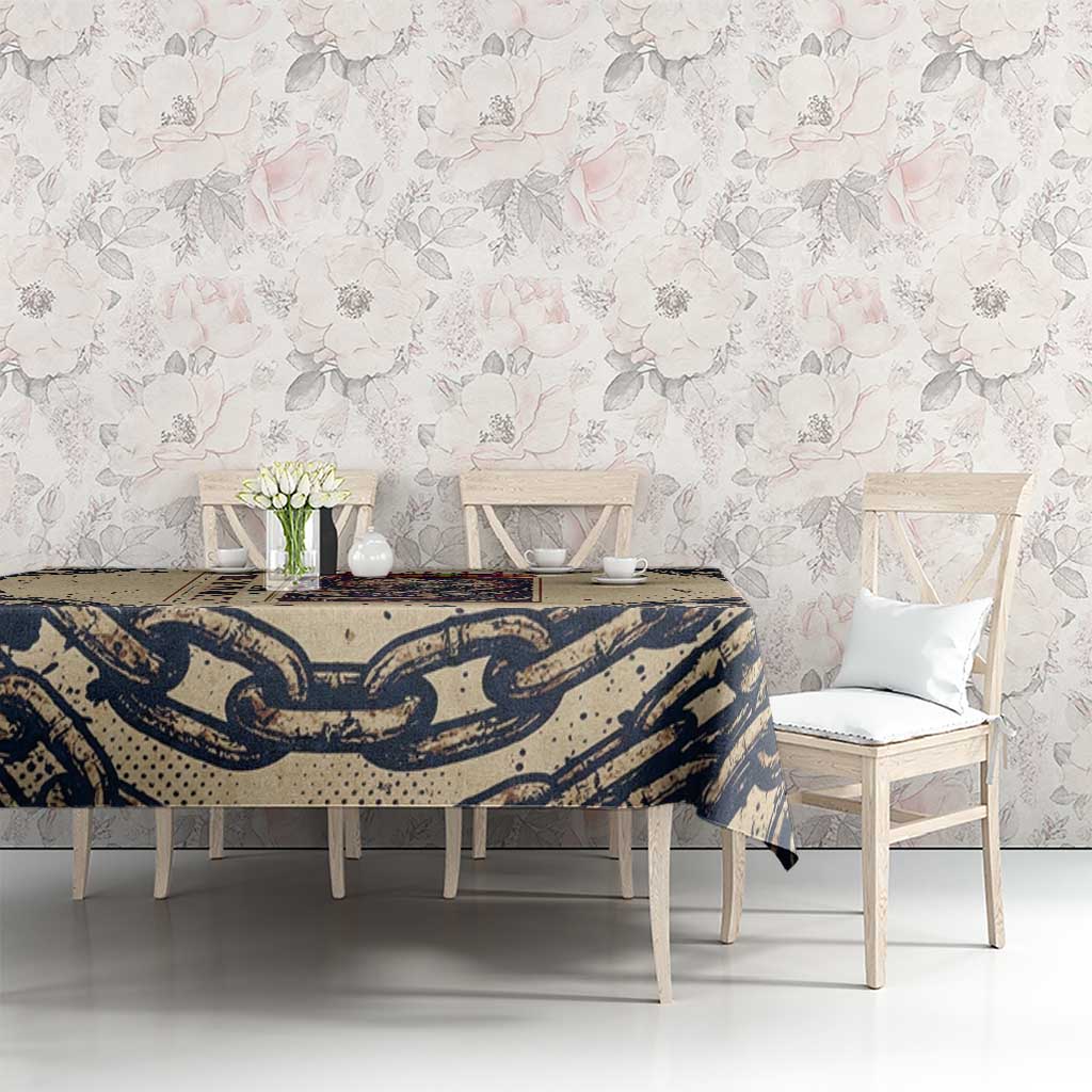 Kurapika Hunter x Hunter Chain Theme Tablecloth with Scarlet Eyes and Vintage Anime Artwork Design - The Mazicc