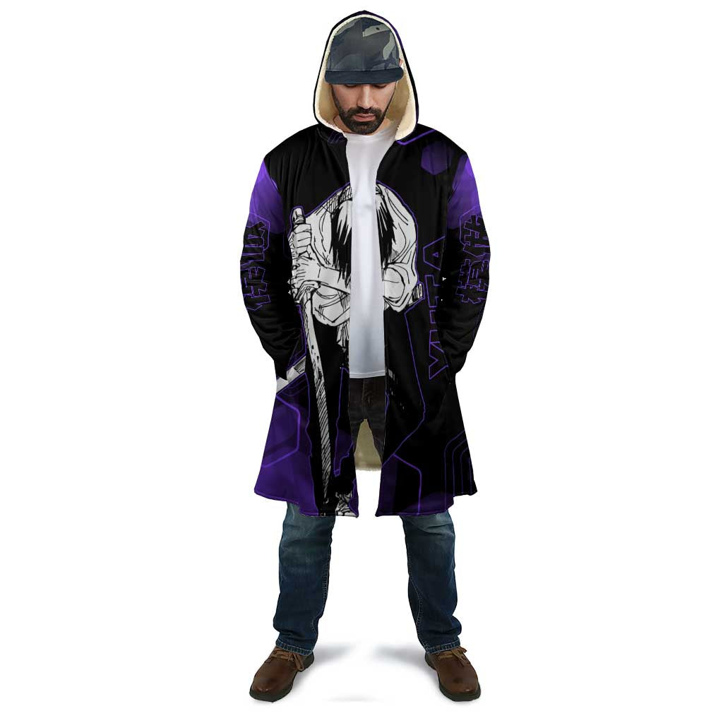 Yuta Okkotsu Jujutsu Kaisen Cloak Purple Hexagon Design - The Mazicc
