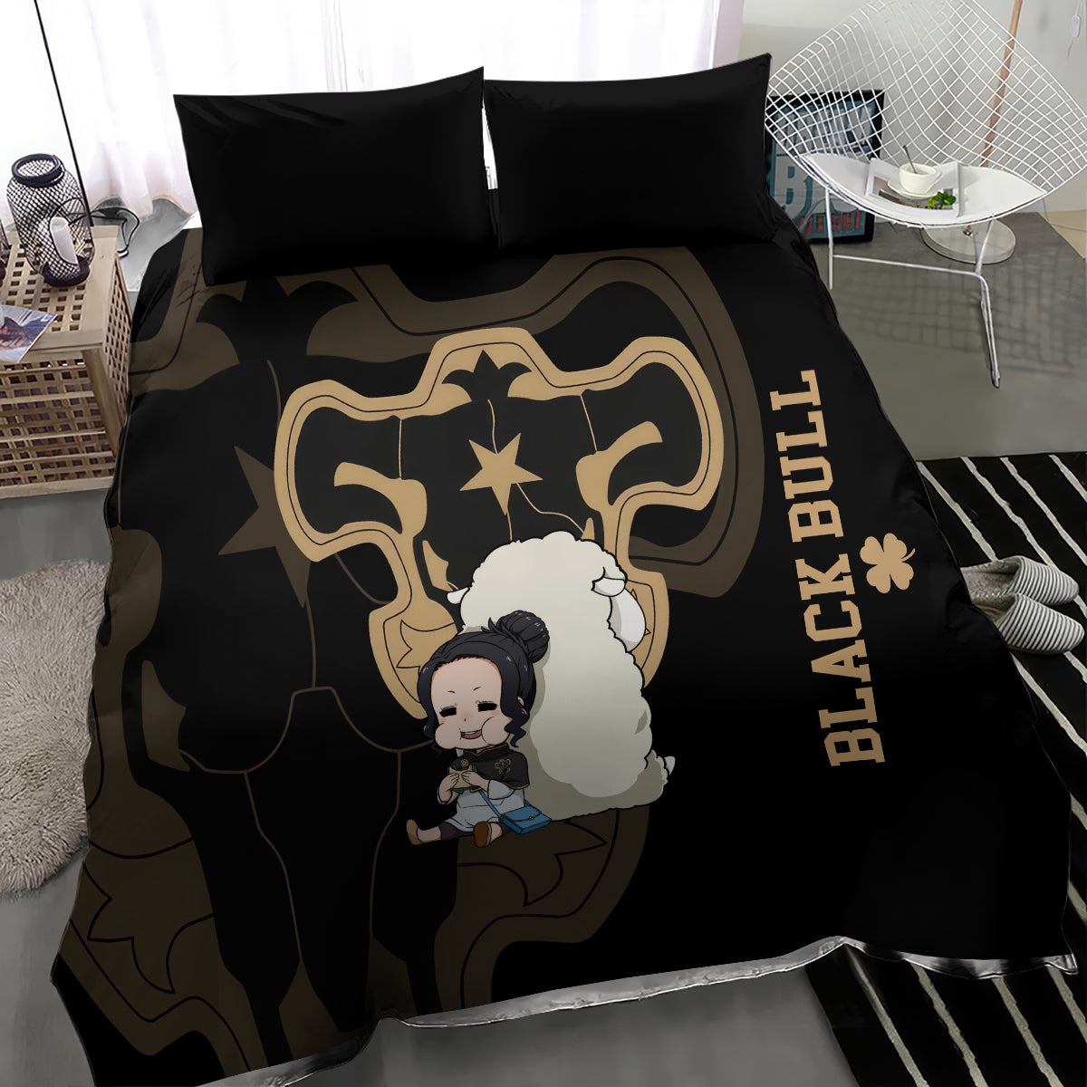 Black Bull Charmy Bedding Set