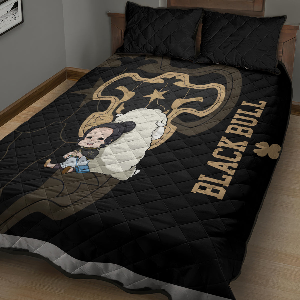 Black Bull Charmy Quilt Bed Set