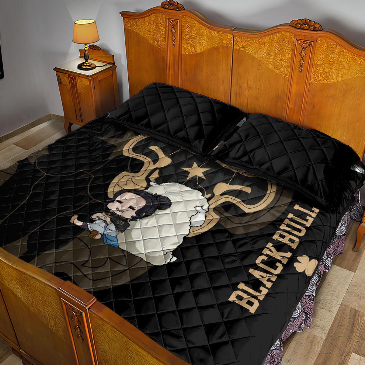 Black Bull Charmy Quilt Bed Set