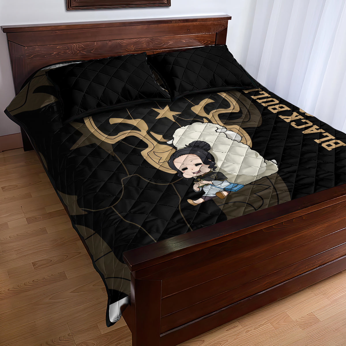 Black Bull Charmy Quilt Bed Set
