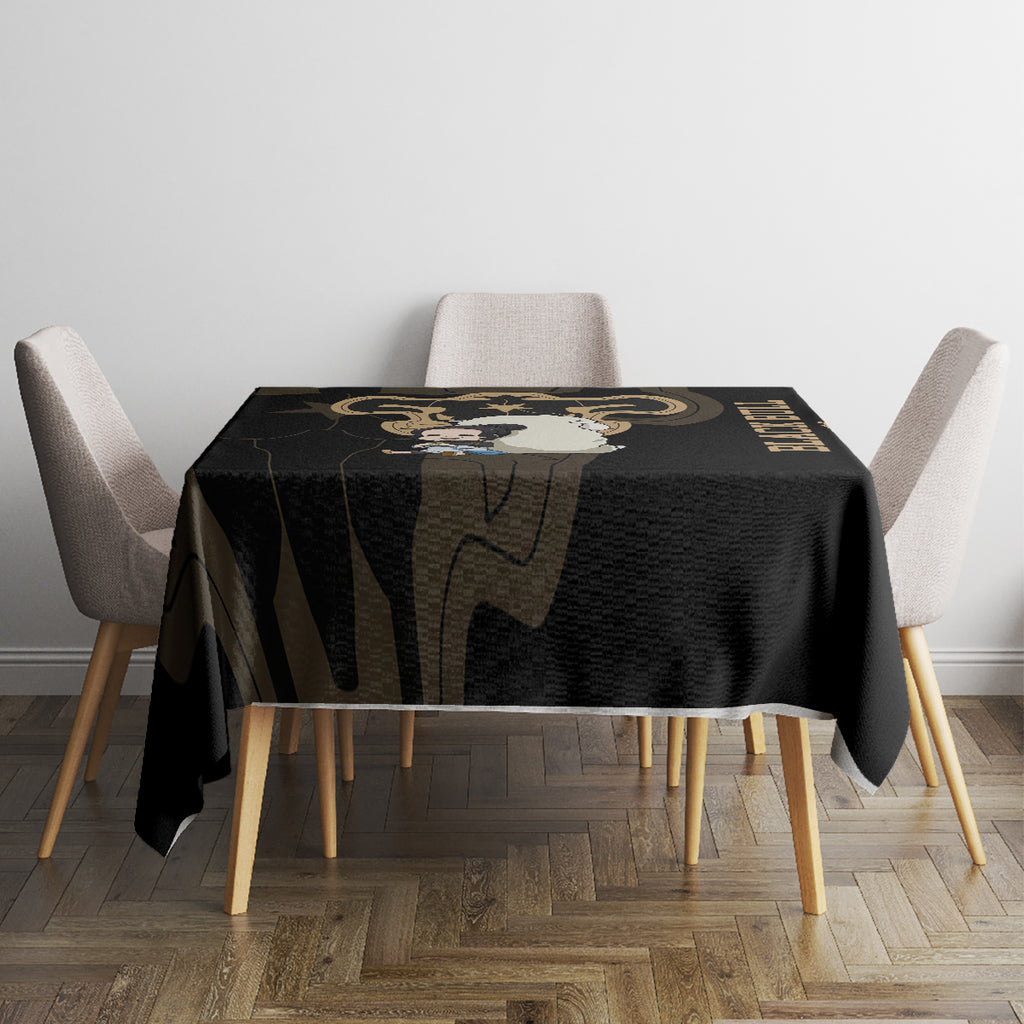 Black Bull Charmy Tablecloth