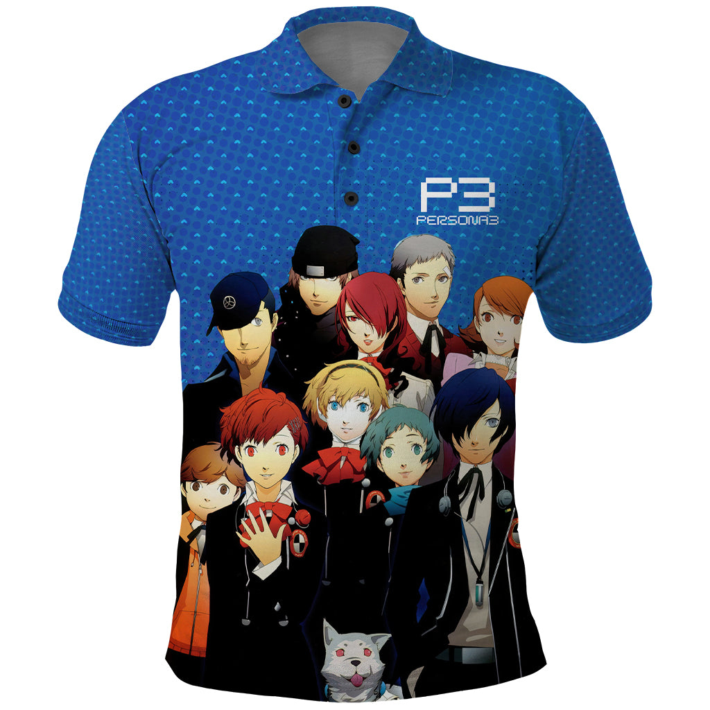 Persona 3 Team Anime Polo Shirt