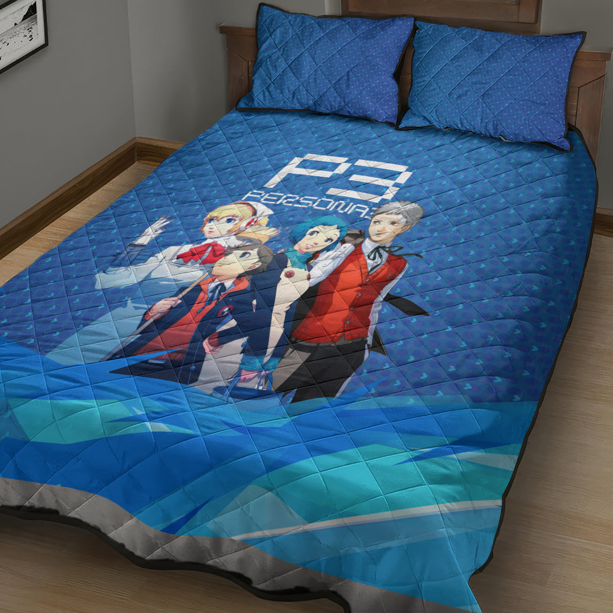 Persona 3 Team Anime Quilt Bed Set