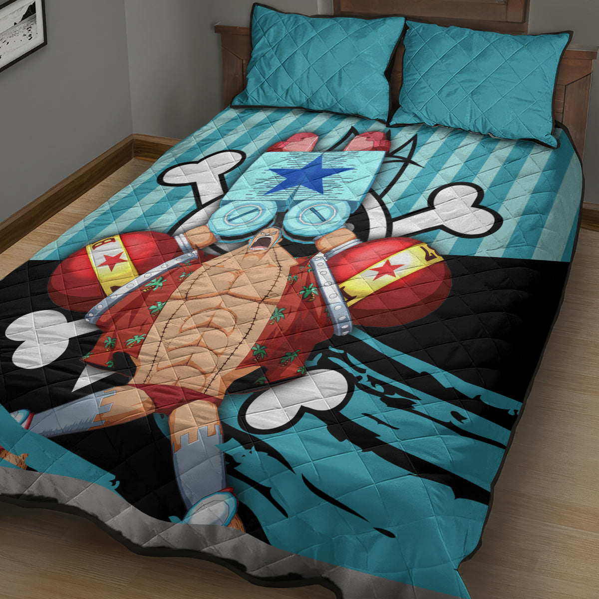Franky One Piece Quilt Bed Set