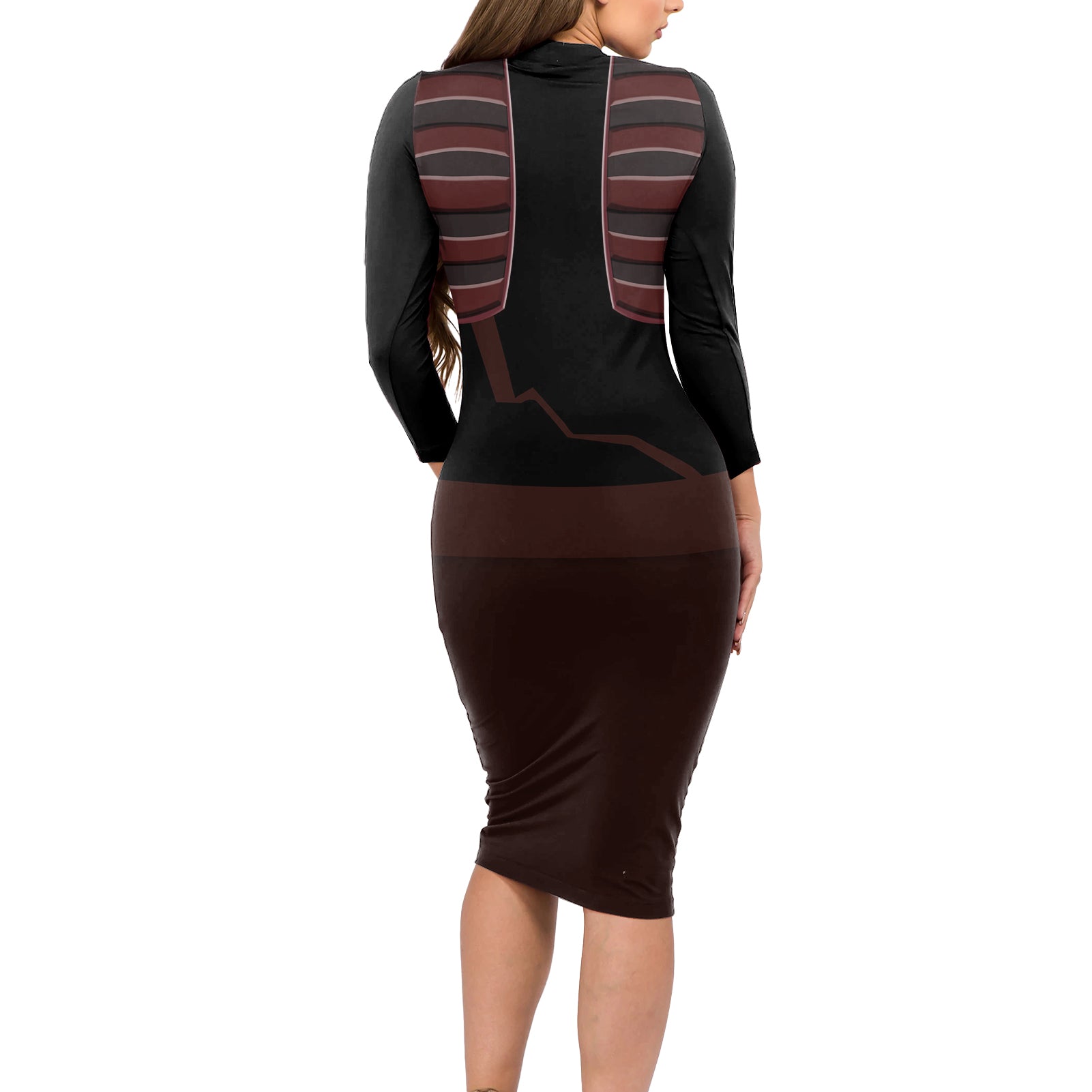Eijirou Kirishima Hero - Red Riot Long Sleeve Bodycon Dress