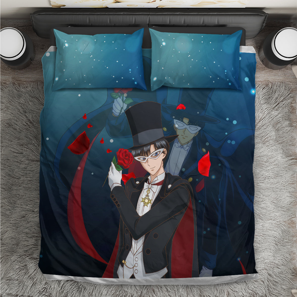 Tuxedo Anime Bedding Set