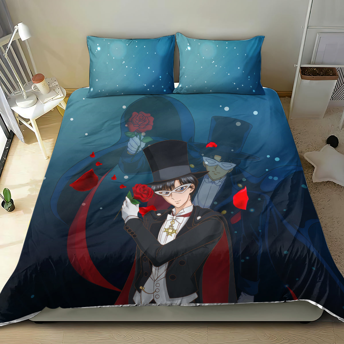 Tuxedo Anime Bedding Set