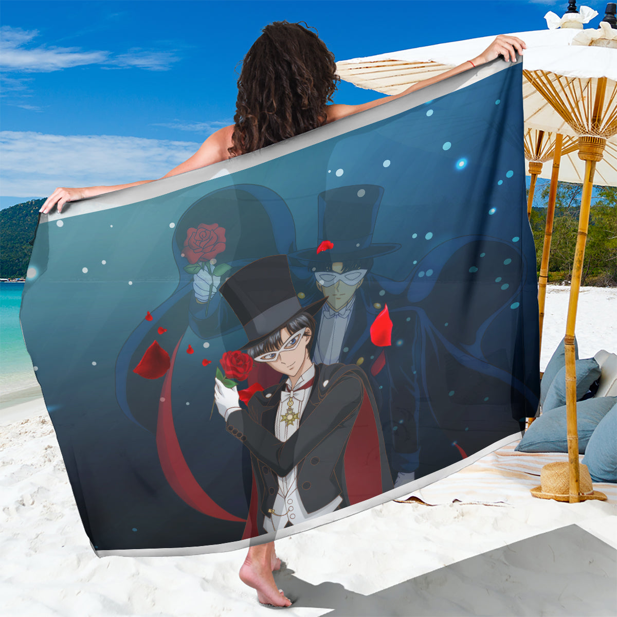 Tuxedo Anime Sarong