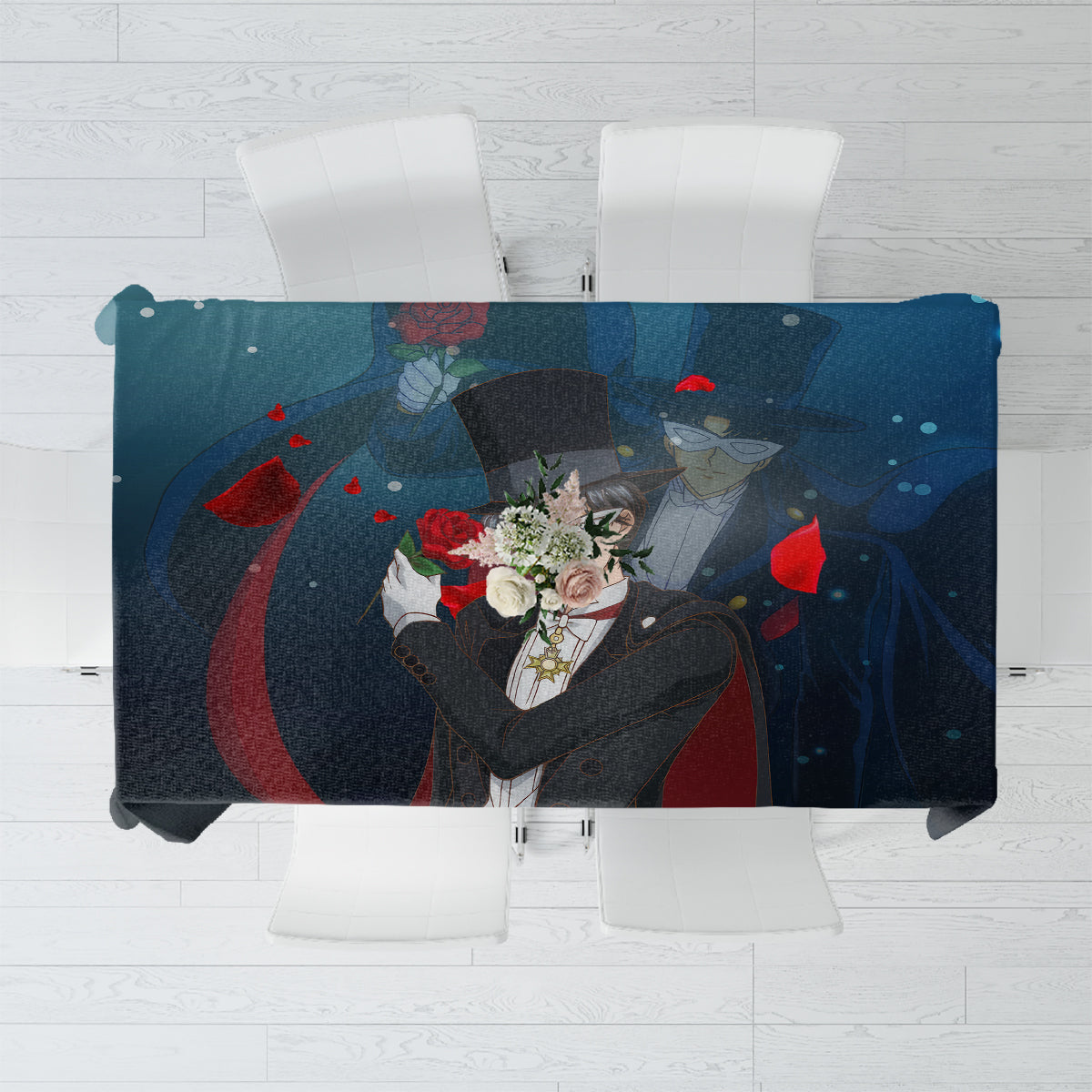 Tuxedo Anime Tablecloth