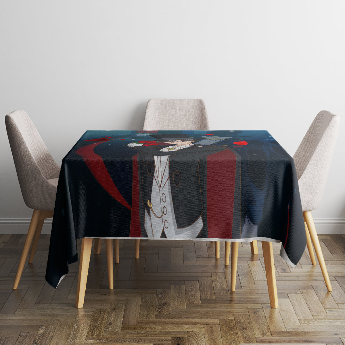 Tuxedo Anime Tablecloth