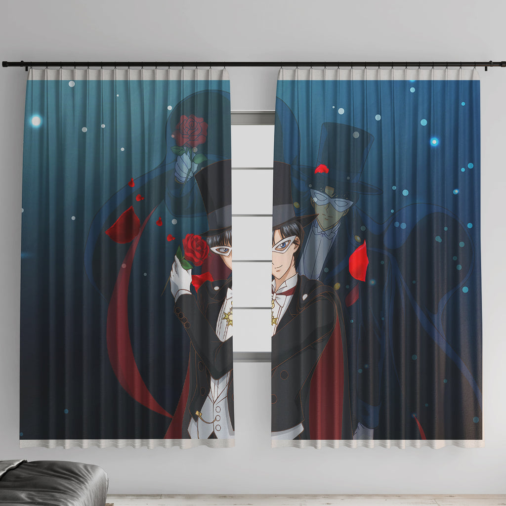 Tuxedo Anime Window Curtain