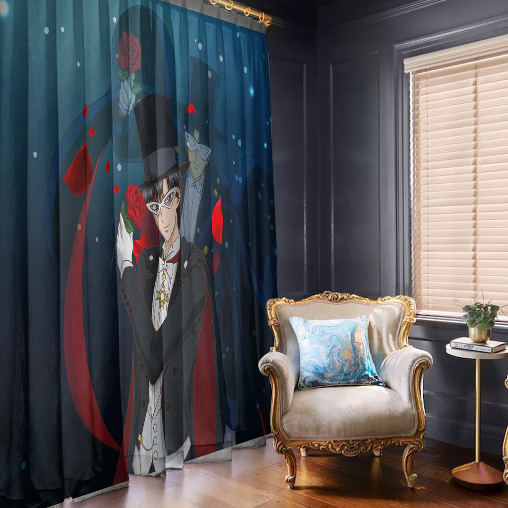 Tuxedo Anime Window Curtain