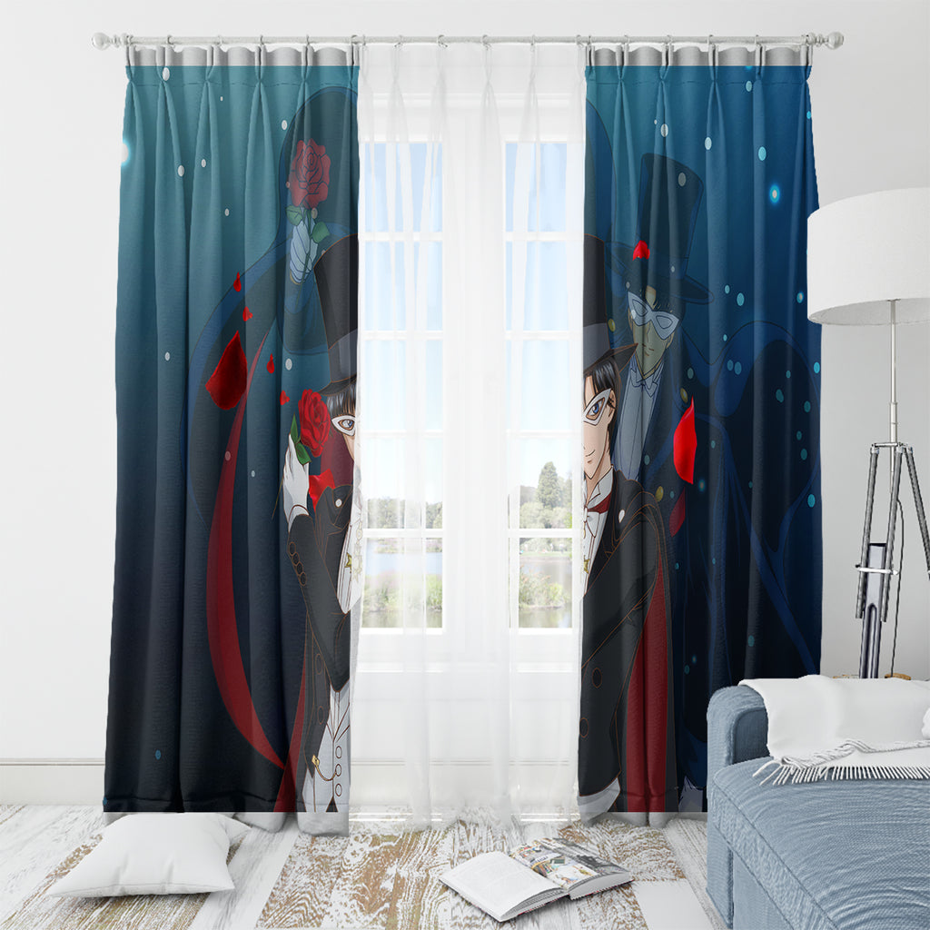 Tuxedo Anime Window Curtain