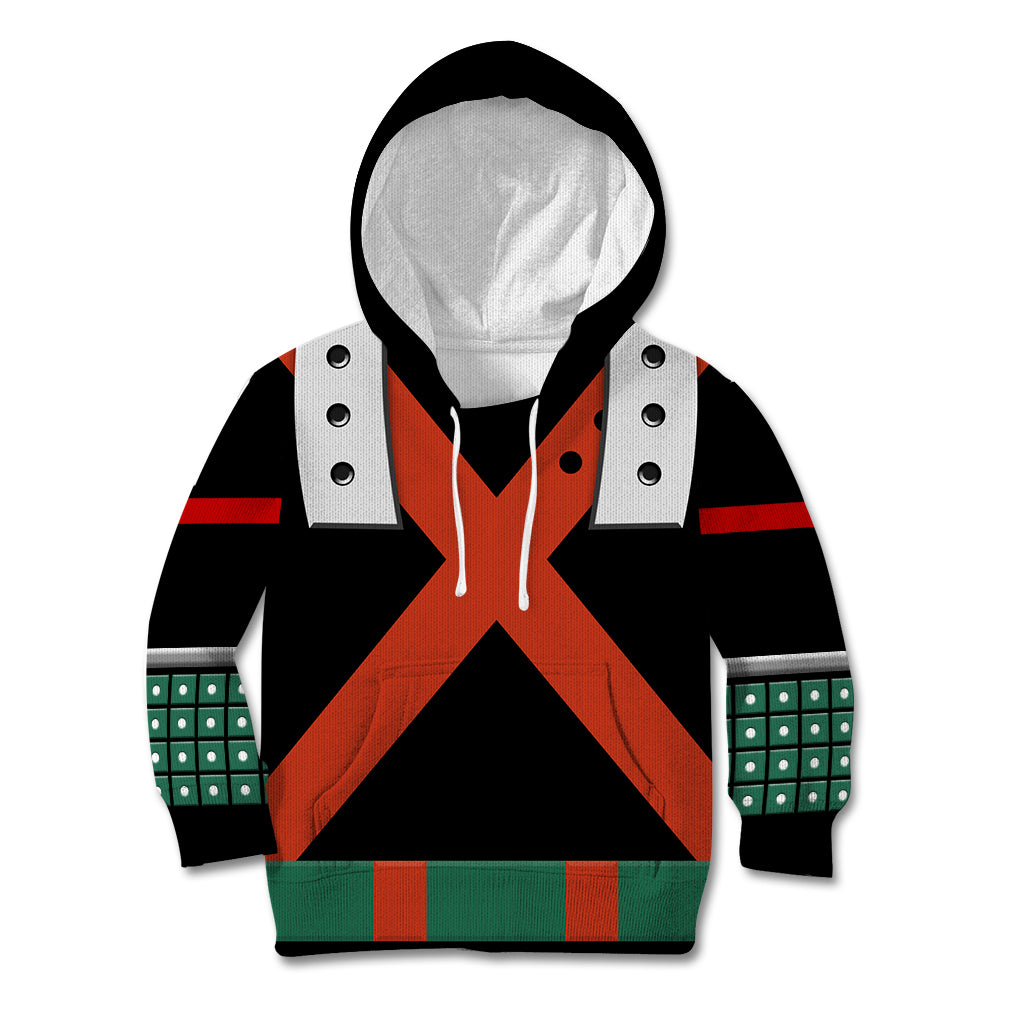 Katsuki Bakugo Uniform - Hero Anime Kid Hoodie