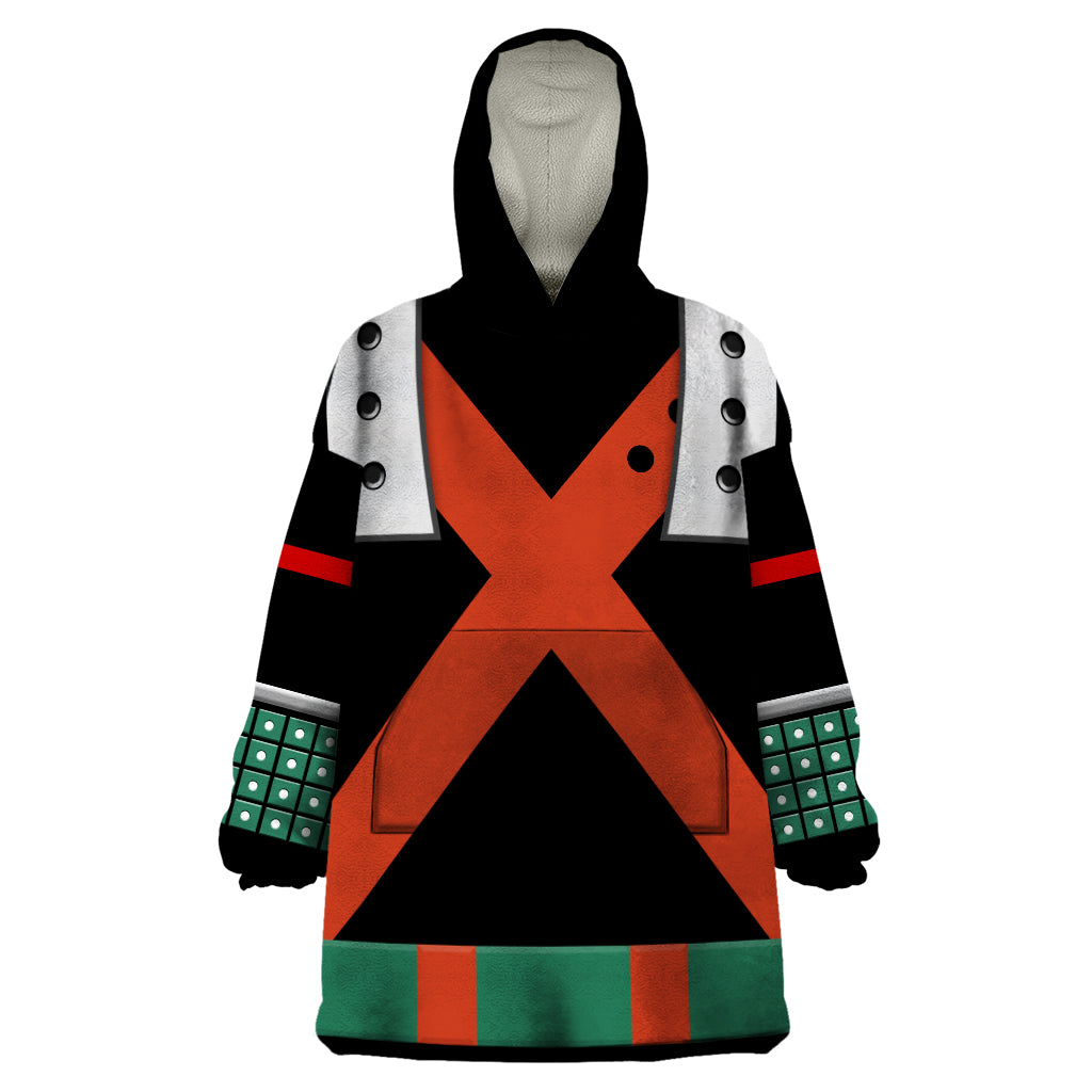 Katsuki Bakugo Uniform - Hero Anime Wearable Blanket Hoodie