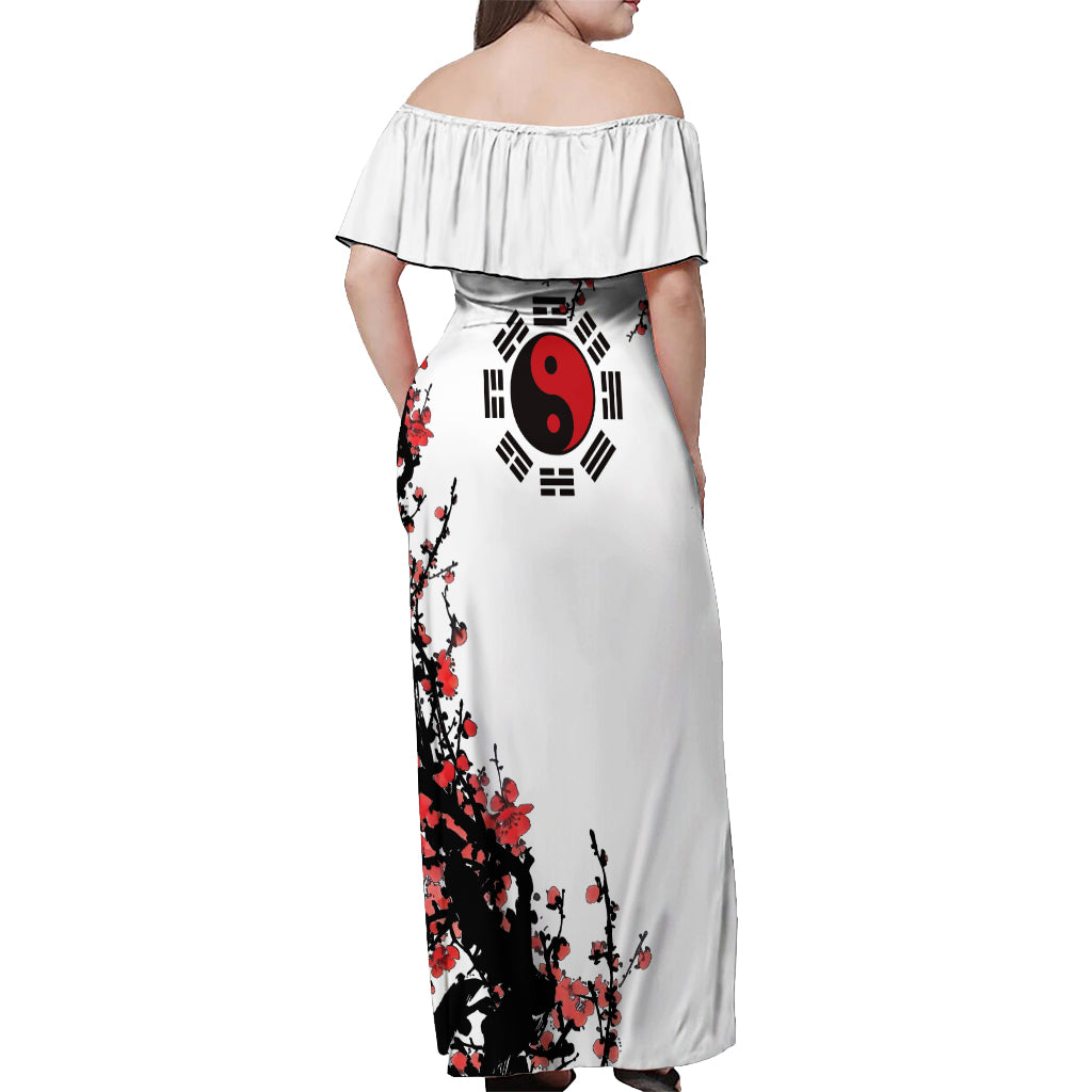 Neji Hyuga Off Shoulder Maxi Dress