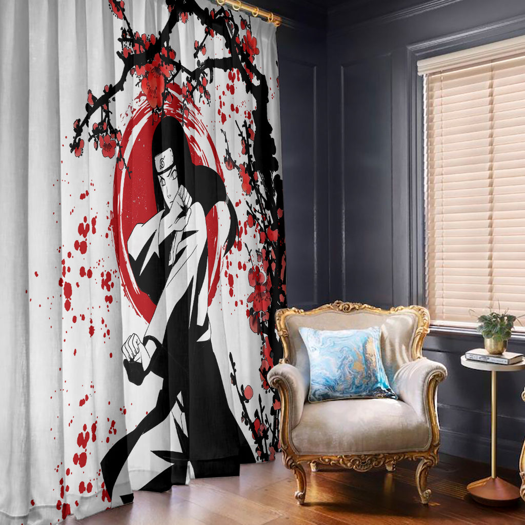 Neji Hyuga Window Curtain