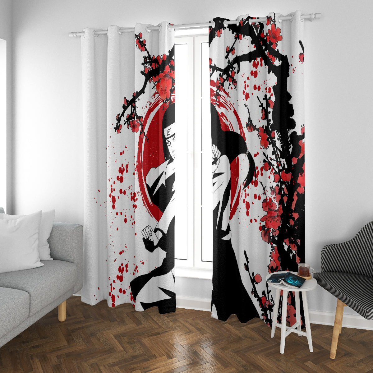 Neji Hyuga Window Curtain