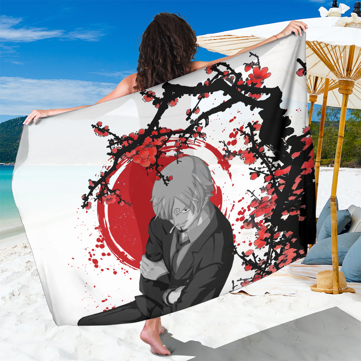 Vinsmoke Sanji One Piece Japan Style Anime Sarong