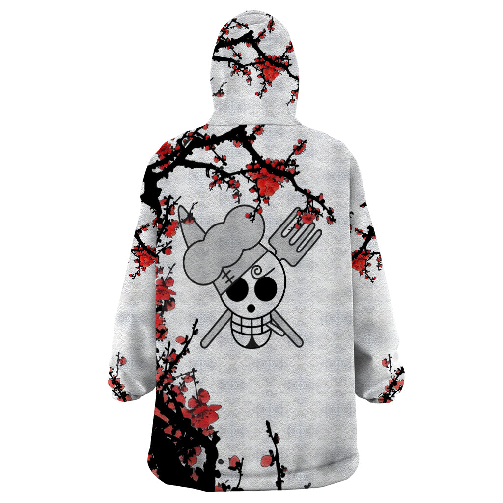 Vinsmoke Sanji One Piece Japan Style Anime Wearable Blanket Hoodie
