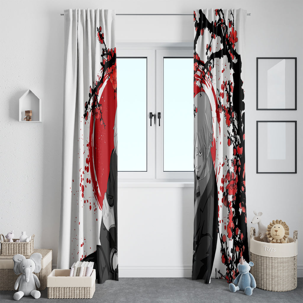 Vinsmoke Sanji One Piece Japan Style Anime Window Curtain