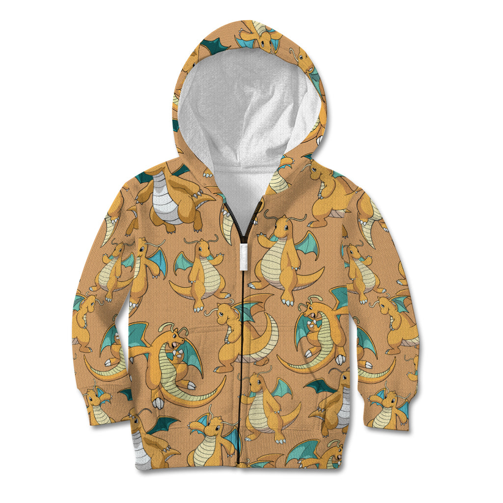 Dragonite Pattern Style Kid Hoodie