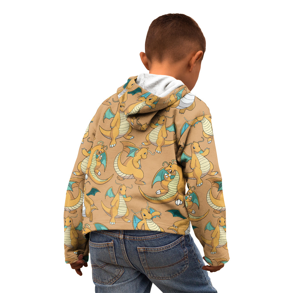 Dragonite Pattern Style Kid Hoodie
