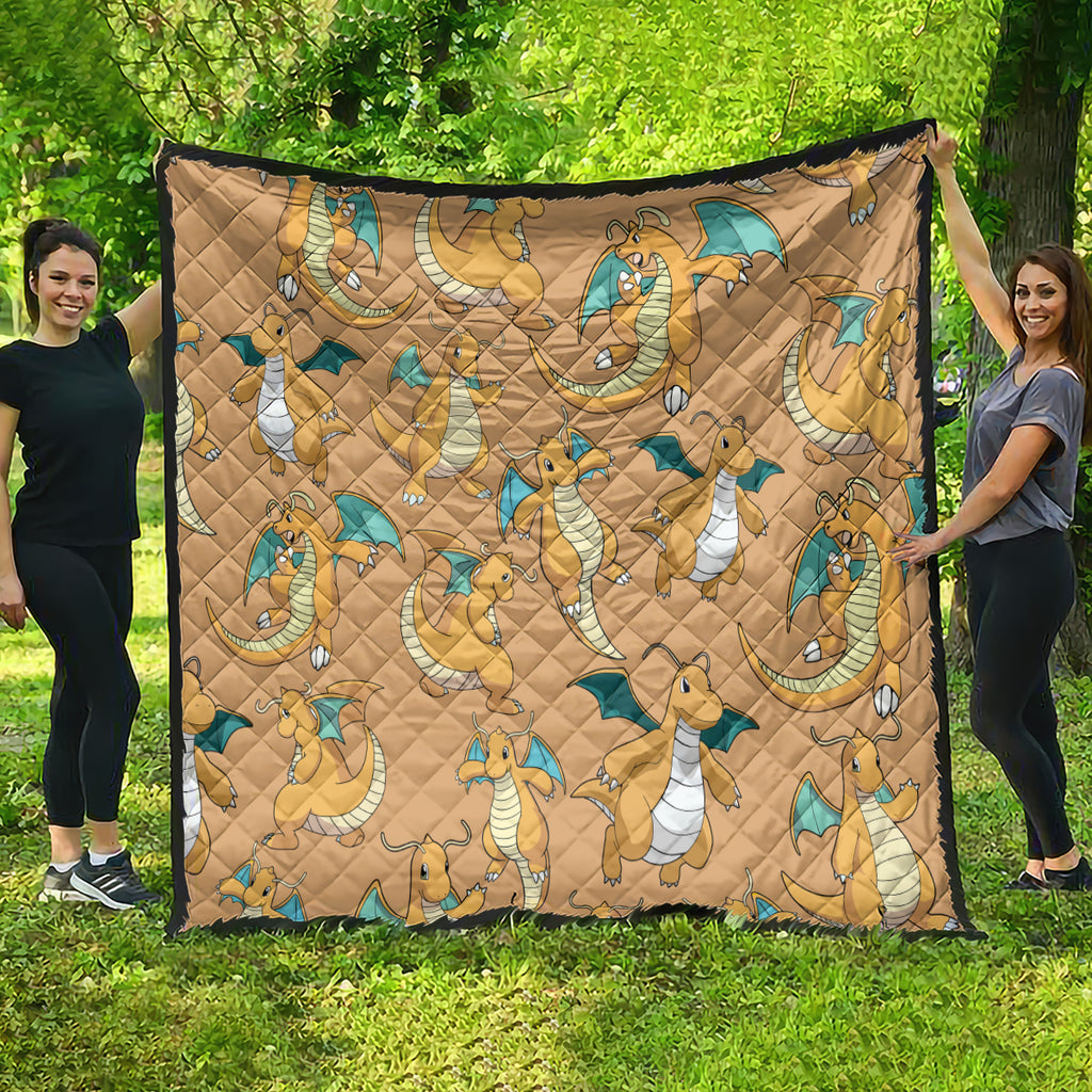 Dragonite Pattern Style Quilt
