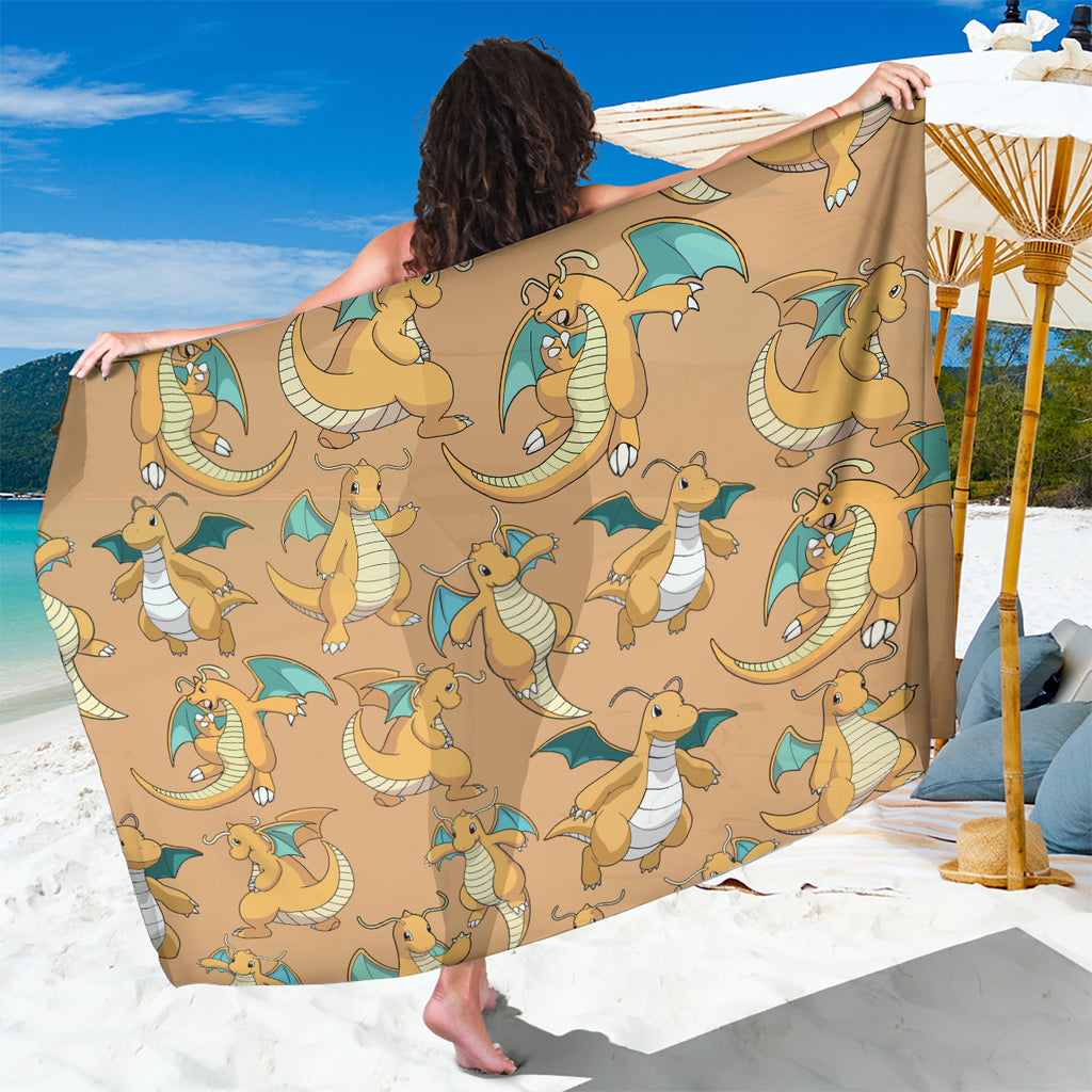 Dragonite Pattern Style Sarong