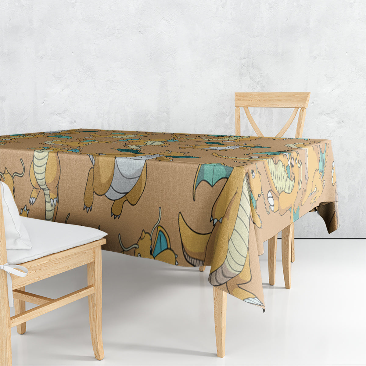 Dragonite Pattern Style Tablecloth