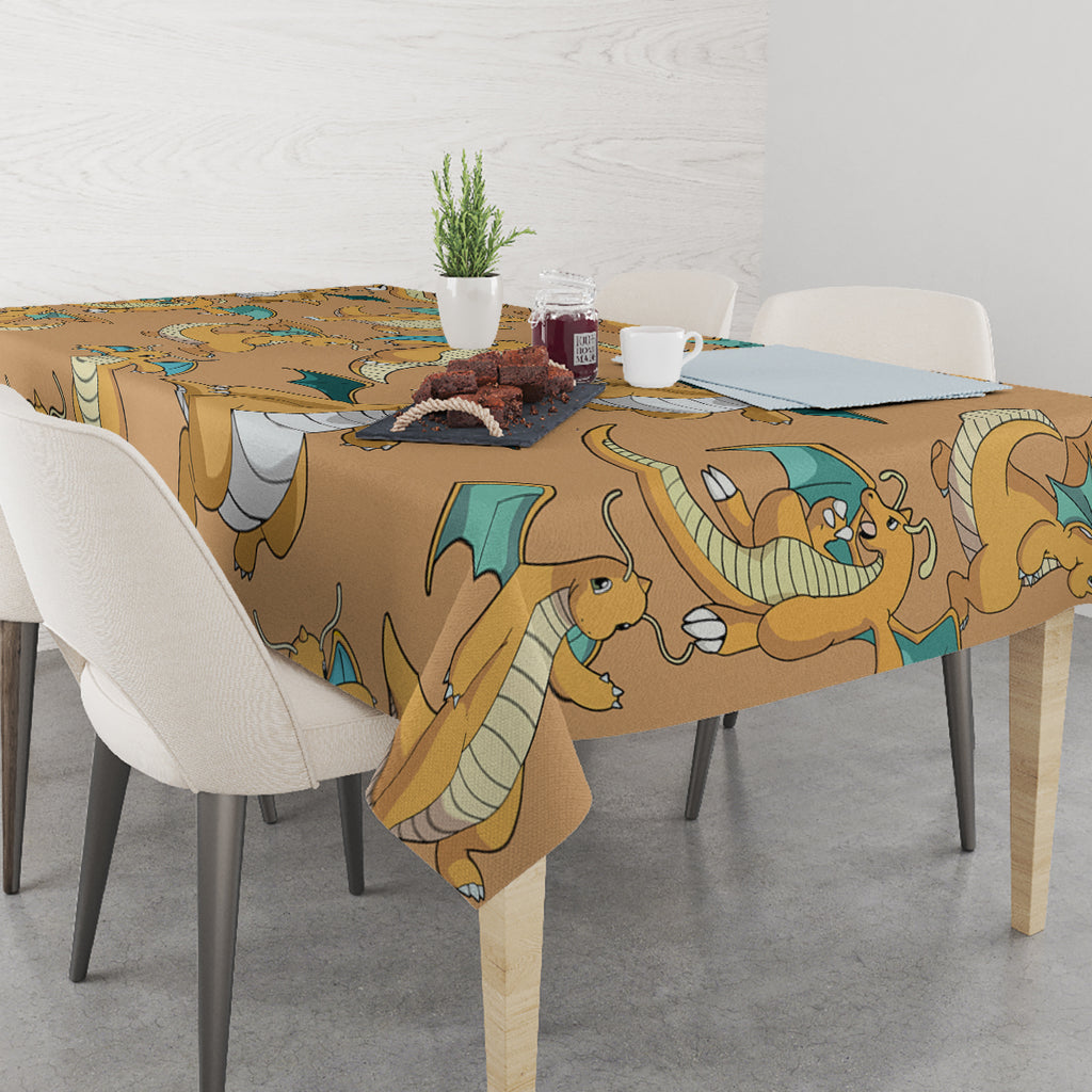 Dragonite Pattern Style Tablecloth